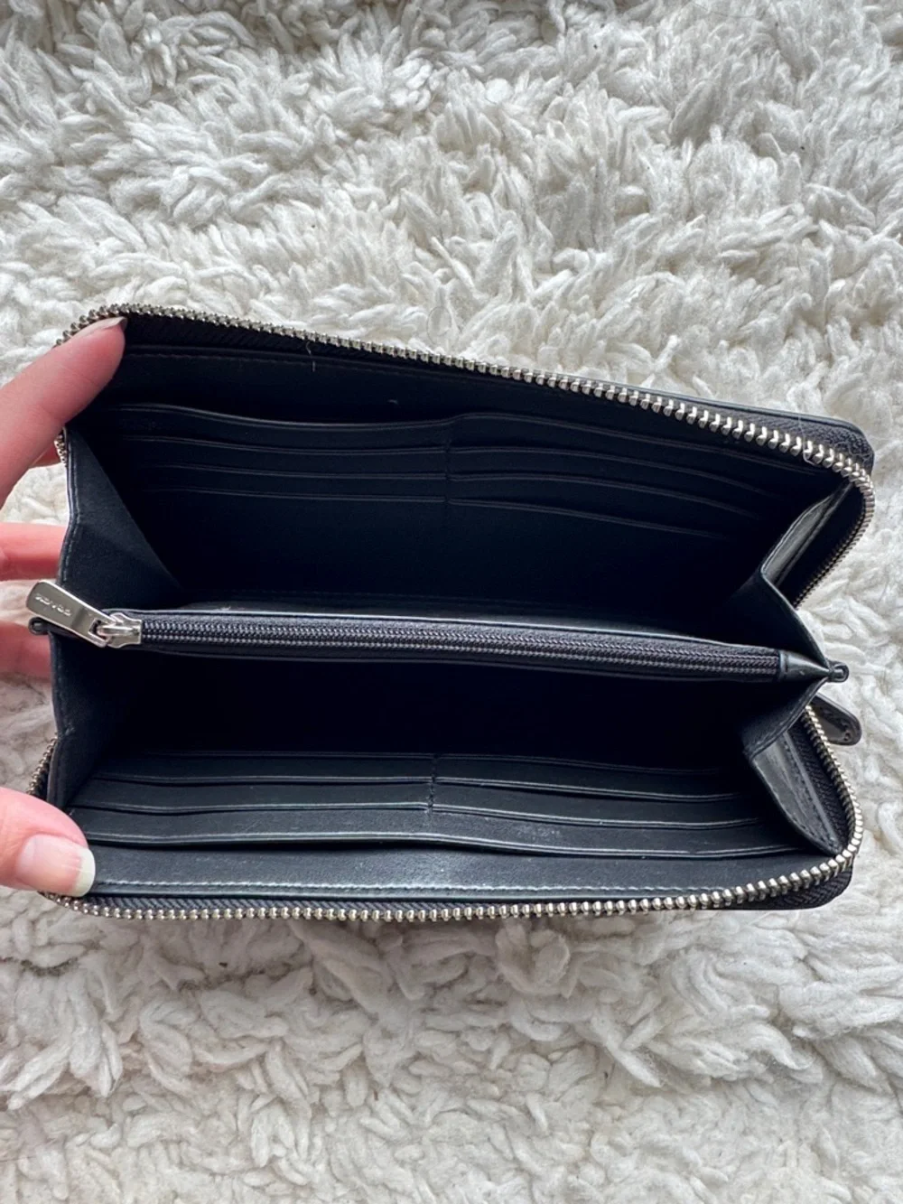 Coach Jacquard Zip Wallet - Picture 3 of 5